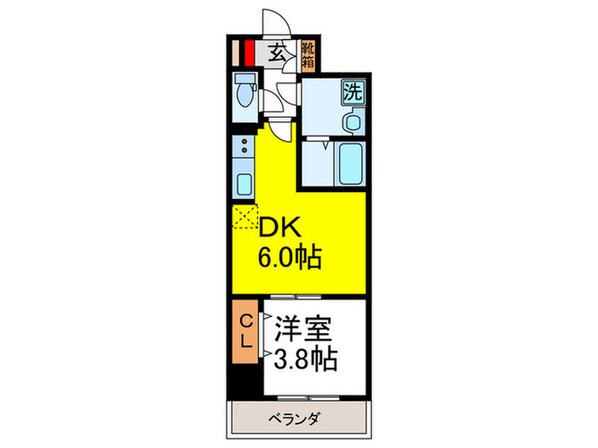 ウインズコート緑地パークの物件間取画像